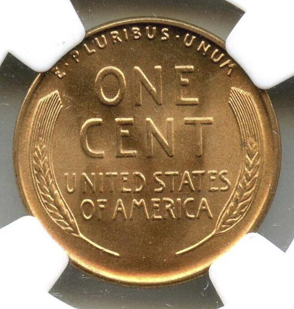 1942-D Lincoln Wheat Cent Penny NGC MS67 RD Certified - Denver Mint - G686