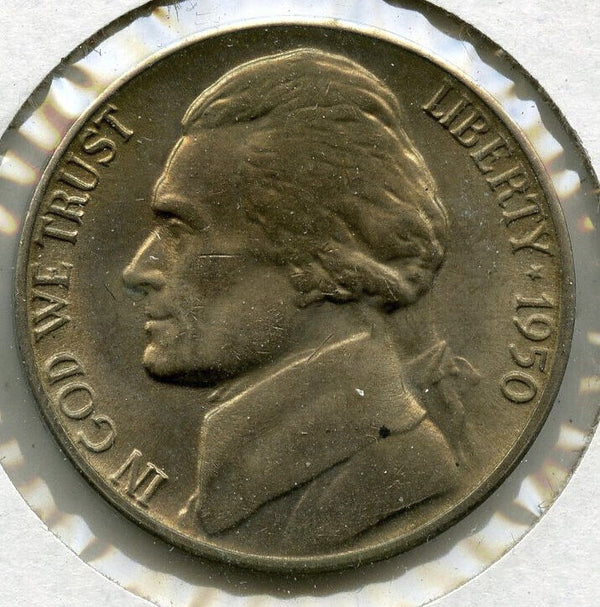 1950-D Jefferson Nickel - Denver Mint - A478