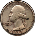 1937-S Washington Silver Quarter - San Francisco Mint - MC85
