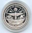 1989 First Woman in Space 1963 Marshall Islands $50 Proof Silver Coin CC465