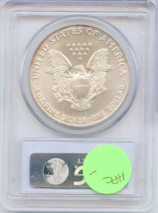 2001 American Silver Eagle 1 oz PCGS MS64 Toned $1 Coin Toning Bullion - DN042