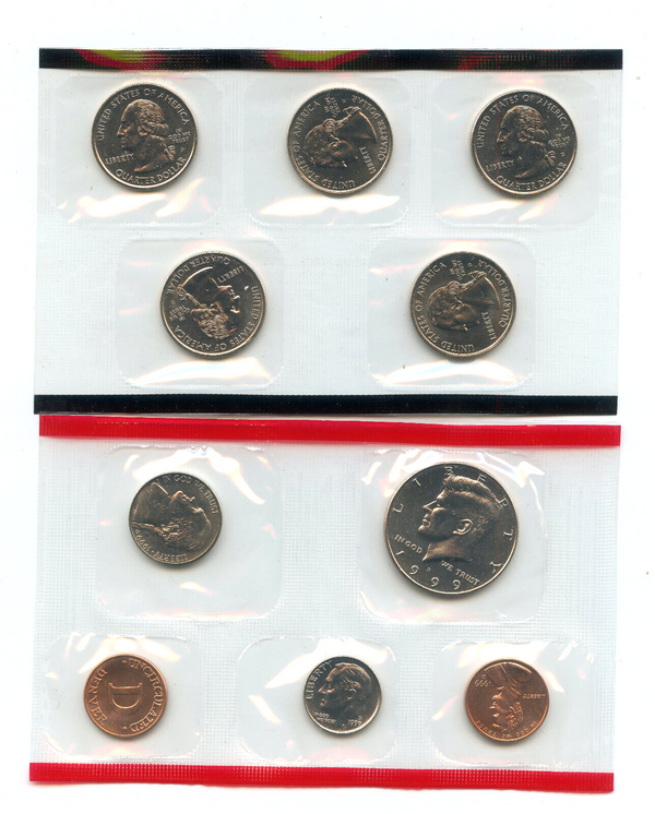 1999 United States Uncirculated US Mint Coin Set - OGP Philadelphia & Denver