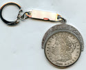 1889 Morgan Silver Dollar Coin & Keychain Collectible - A260