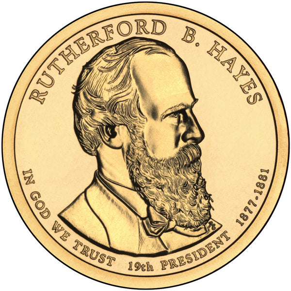 2011-P Rutherford Hayes Presidential US Golden Dollar $1 Coin Philadelphia mint