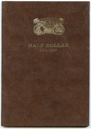 1916 - 1947 Dansco Half Dollar Coin Set Folder Album - DM319