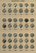 Roosevelt Dimes 1946 - 2023 Coin Set + Dansco Album 7125 Folder - G911