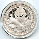 Destiny Knight The Shield 999 Silver 2 oz Art Medal Round Chance Choice - CA358