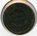 1842 Braided Hair Large Cent US Copper 1c Coin - JP130