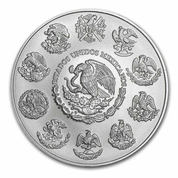2022 Mexico Libertad 2 Oz Silver 999 Plata Pura Coin BU Uncirculated Onza JN891