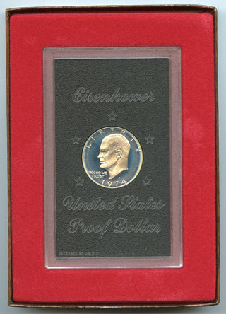 1974-S Eisenhower Ike Proof Dollar $1 San Francisco Mint - AG27