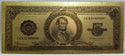 1923 $5 Porthole Silver Certificate Novelty 24K Gold Foil Note Bill 6