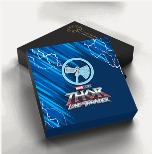 2022 Thor Love and Thunder 1 Oz Silver Proof Coin PAMP MARVEL Comics - JP223