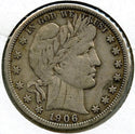 1906-D Barber Silver Half Dollar - Denver Mint - BQ69