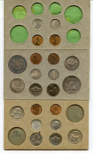 1956 United States Uncirculated Mint Set US Mint 22 Coins P D S - JP631