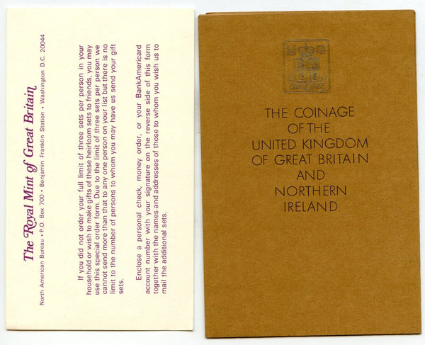 1970 Coinage of Great Britain & Northern Ireland Coin Set Collection - A276