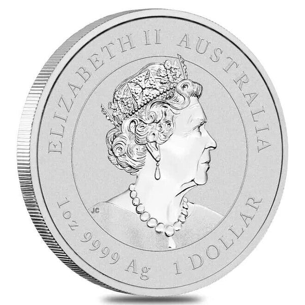 2023 Australia Year of the Rabbit 1 Oz 9999 Silver $1 Dollar BU Coin Lunar JP115