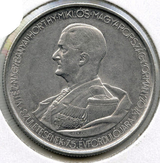 1943 Hungary Aluminum Coin - 5 Pengo - E608