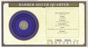 1916-D Barber Silver Quarter - Denver Mint - DM304
