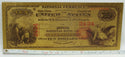 1875 $10 Territorial National Bismarck ND Novelty 24K Gold Plated Note LG336