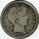 1903-S Barber Silver Half Dollar - San Francisco Mint - A679