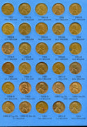 Lincoln Cents Collection 1941 to 1974 Number Two 89 Coin Set - JN203