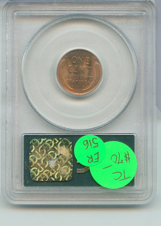 1930-P Lincoln Wheat Cent Penny 1C PCGS MS65 RD Philadelphia Mint - ER516