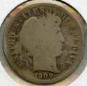 1909-S Barber Silver Dime - San Francisco Mint - DM51