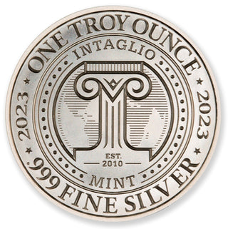 2023 Unicorn 999 Silver 1 oz Art Medal Round Cryptozoology Horse Fantasy JP047