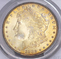 1882 Morgan Silver Dollar PCGS MS65 Certified - Toning Toned - Philadelphia A884