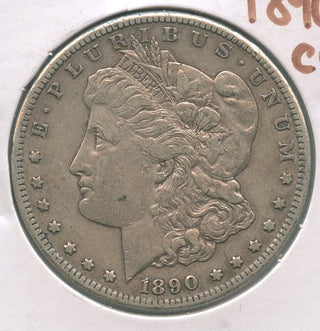 1890-CC Morgan Silver Dollar $1 Carson City Mint - ER998