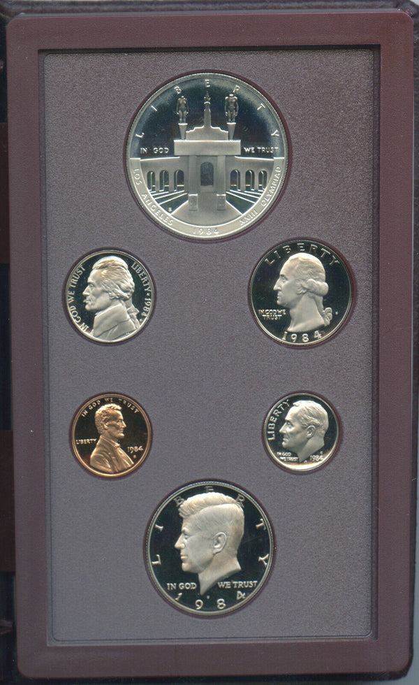 1984 Prestige Coin Set United States Mint With Box- DN536