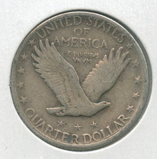 1929-p Silver Standing Liberty Quarter 25c Philadelphia Mint - KR80