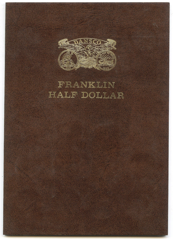1916-1947 Dansco Franklin Half Dollar Used Coin Folder 2 Sections -DM322