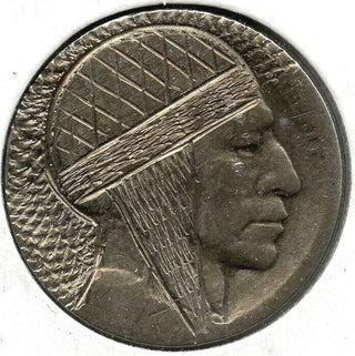 Hobo Nickel Engraved Coin - United States Buffalo Indian Head - B950
