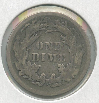 1886 P Seated Liberty Silver Dime Coin Philadelphia Mint - DN734