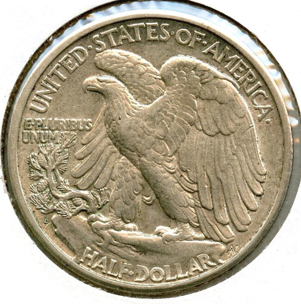 1934-D Walking Liberty Silver Half Dollar - Denver Mint - CC398
