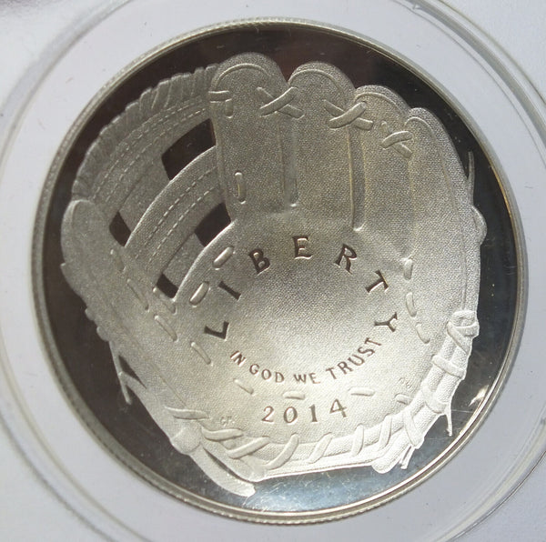 2014-P Baseball Hall of Fame ANACS PR70 DCAM First Release Silver Dollar - E156