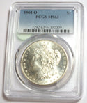1904-O Morgan Silver Dollar PCGS MS 63 Certified - New Orleans Mint - CA813