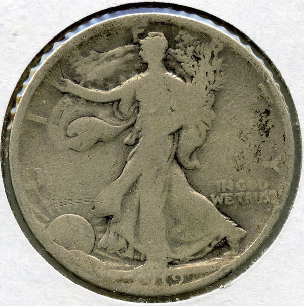 1919 Walking Liberty Silver Half Dollar - Philadelphia Mint - A495