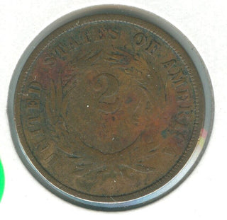 1867 2 Cent Coin  2C Philadelphia Mint - ER158