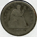 1858 Seated Liberty Silver Quarter - Philadelphia Mint - A575