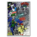 2019 Batman Villains The Joker 5 Gram Silver Coin Note $1 Niue DC Comics - JP263