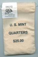 2005 US Mint  Oregon P & D UNC State Quarters $50Face Value - ER569