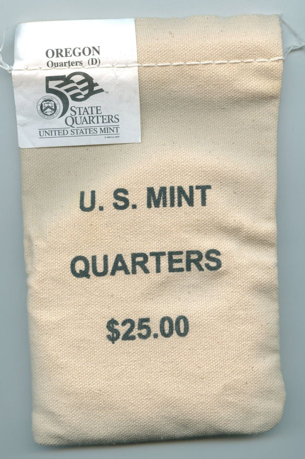 2005 US Mint  Oregon P & D UNC State Quarters $50Face Value - ER569