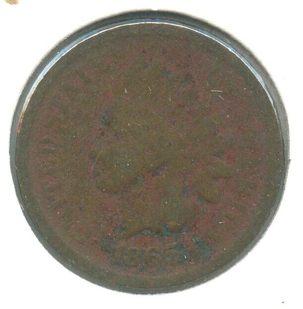 1865 Indian Head Cent 1C Philadelphia Mint - ER941