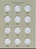 Coin Folder - Eisenhower & Anthony Dollars 1971 to 1999 Set - Harris Album 2699