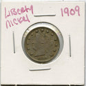 1909 Liberty V Nickel 5 Cent Coin- Five Cents - DM869