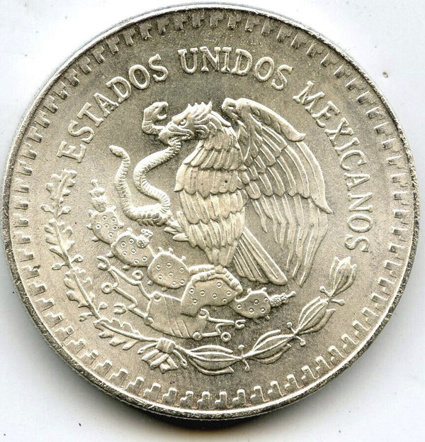 1991 Mexico 1 Onza 999 Silver Plata Pura Coin - Estados Unidos Mexicanos - B563