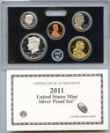 2011 United States Silver Coin Proof Set - US Mint OGP