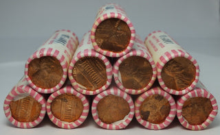 Lot of 10 1982-P Lincoln Memorial Cent 1c Penny Roll Coins Uncirculated LH130